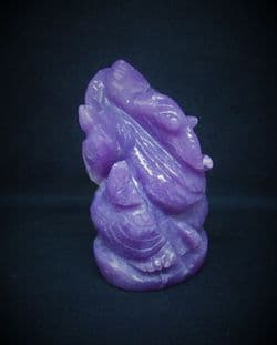 Purple Lepidolite Ganesha
