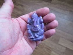 Purple Lepidolite Ganesha