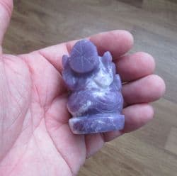 Purple Lepidolite Ganesha