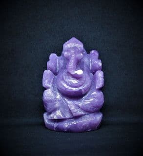 Purple Lepidolite Ganesha