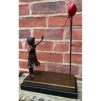 Girl with Heart Balloon