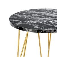 Maze Coffee Lamp Table Black