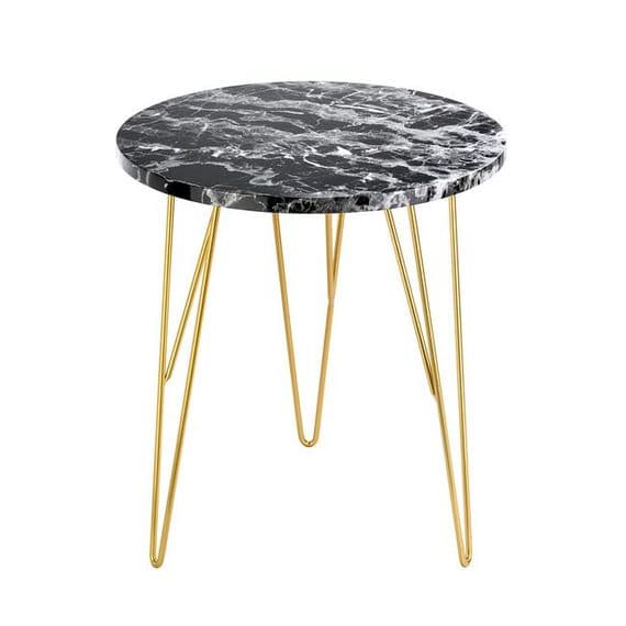 Maze Coffee Lamp Table Black