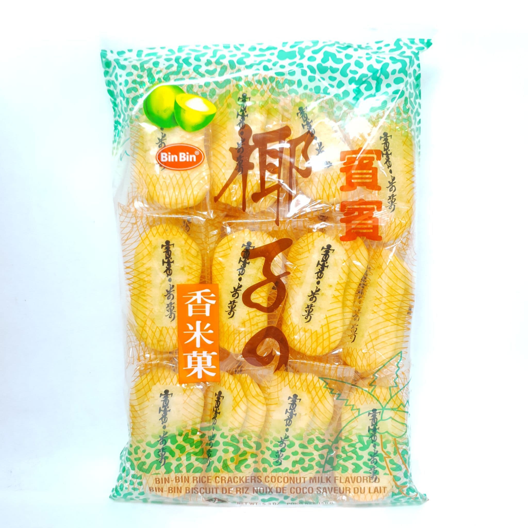 Bin Bin Rice Crackers Coconut Milk 150g