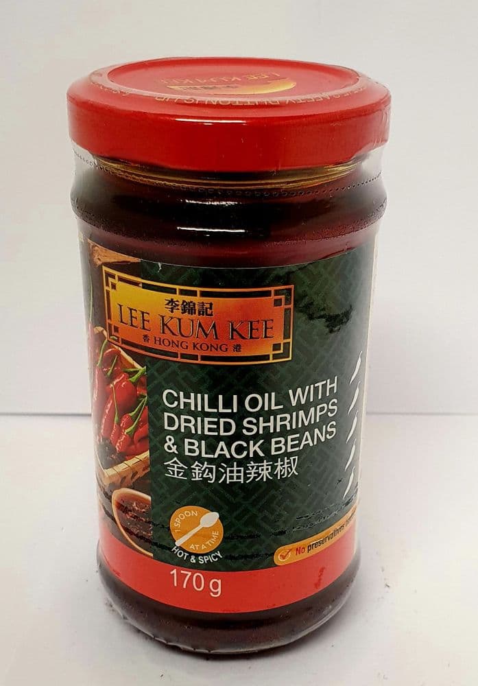 Lee Kum Kee Chilli Oil with Dried Shrimp and Blackbeans 170g