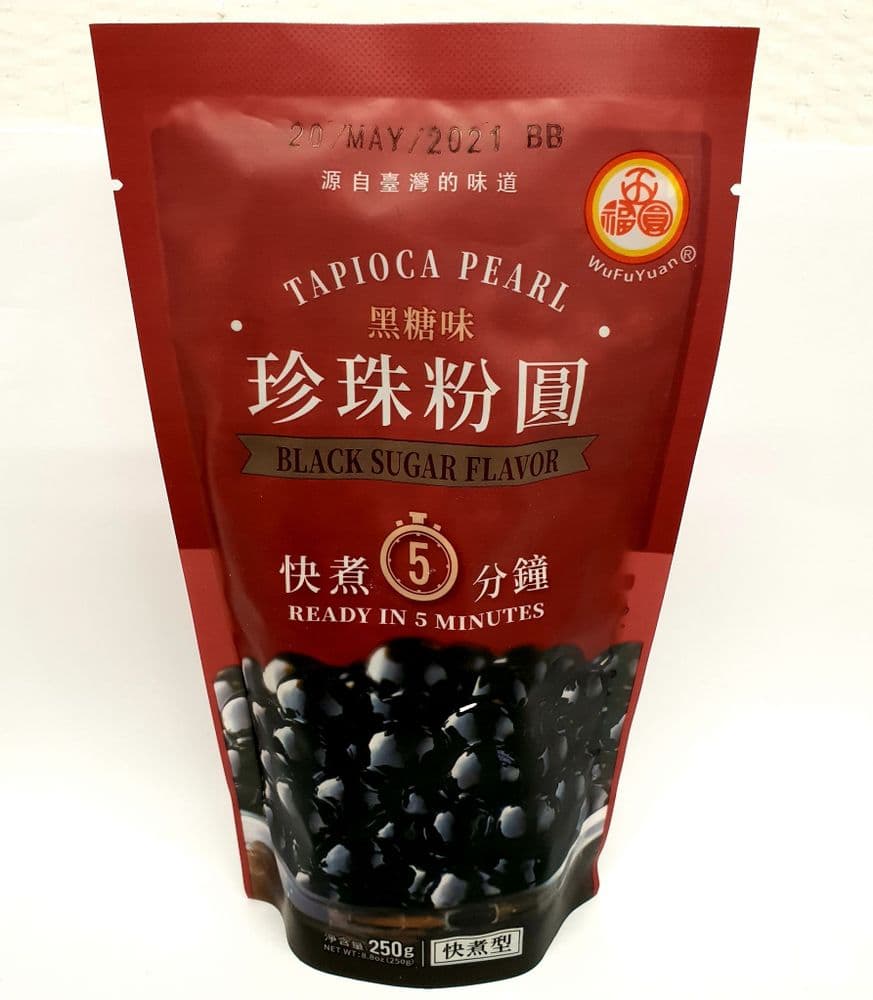 TAPIOCA PEARL Black Sugar Flavor 250g