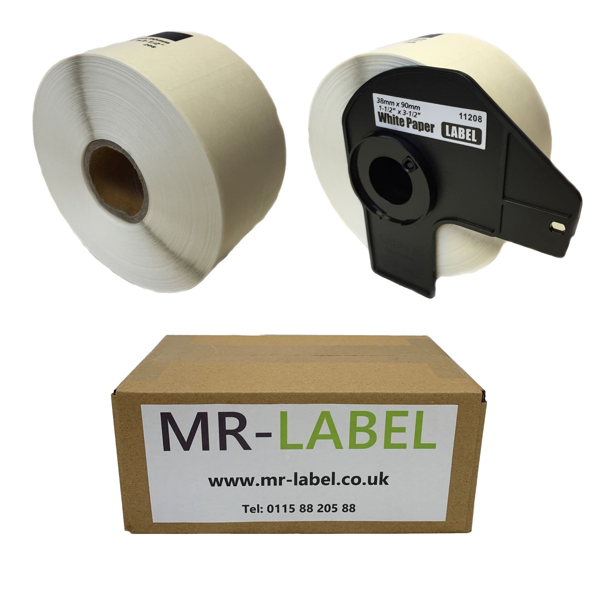 Brother DK-11208 Compatible Roll Labels - FAST FREE UK SHIPPING - Multi  Roll Discount