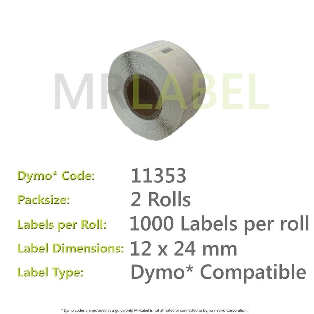 Aftertech 10 X 99015 54 X 70mm Compatible Label Rolls (320 Labels/Roll = 3200 Total) For Dymo LabelWriter Seiko SLP Printer Labels S0722440 10 X 99015 - View #6
