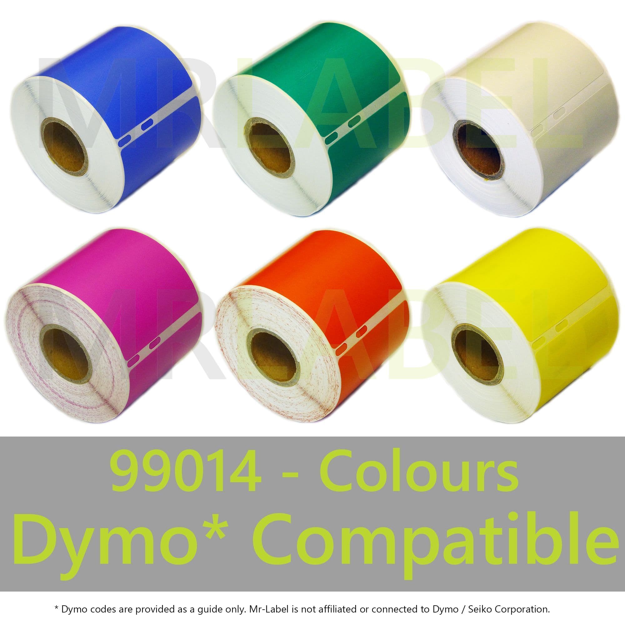 Dymo 99014 Compatible Roll Labels - All Colours
