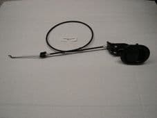 BLACK PLASTIC HANDLE AND CABLE ASSEMBLY TRSA2