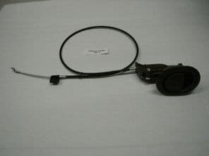 BROWN PLASTIC HANDLE AND CABLE ASSEMBLY TRSA11