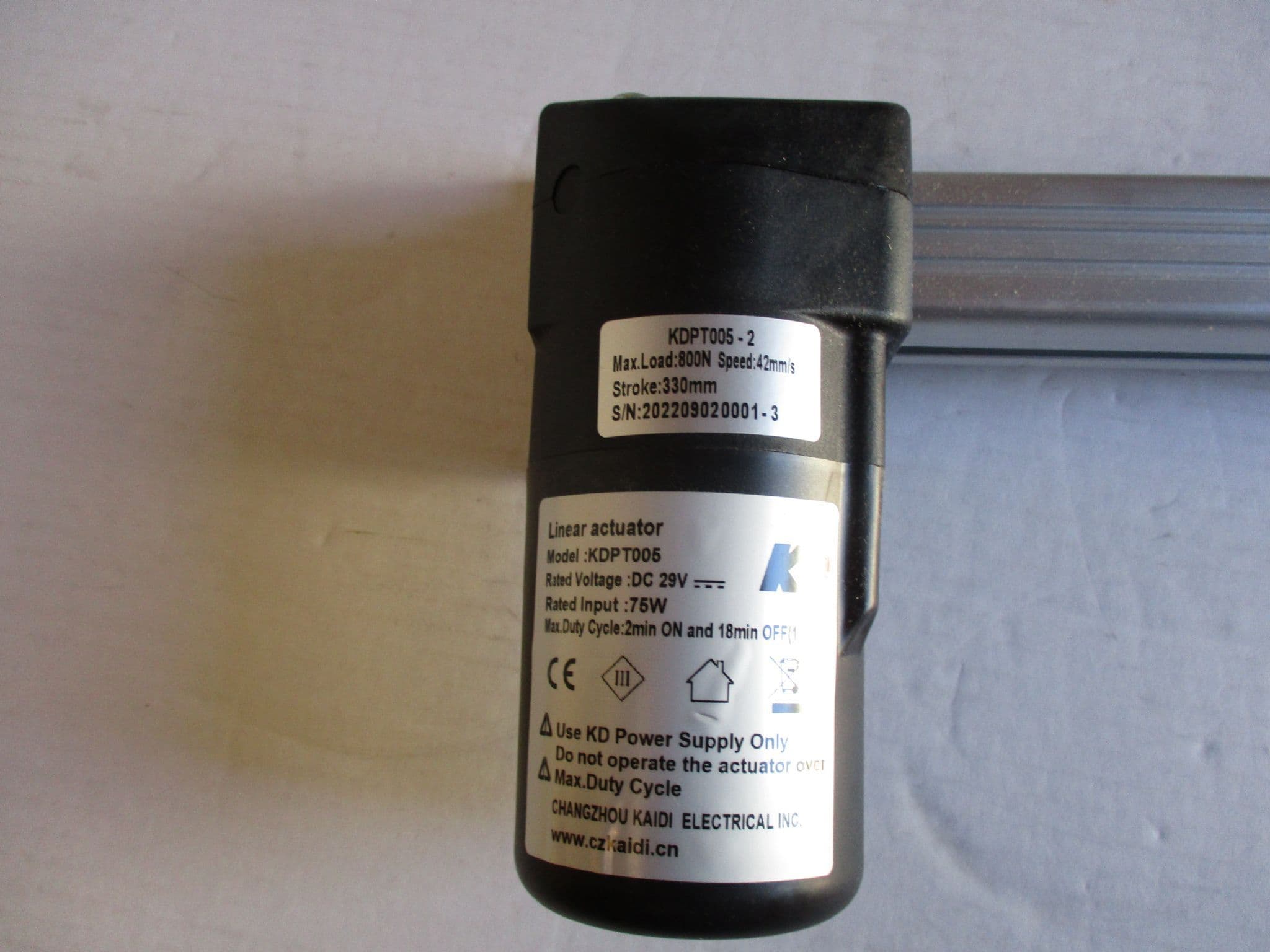 KDPT0052 ACTUATOR 330MM STROKE