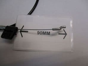 RECLINER CABLE TRW20S [FREE CABLE 90MM] AVAILABLE WITH 5MM OR 3MM BARREL
