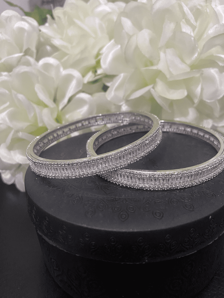 Silver kangan 2025 for ladies