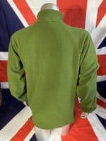 EX ARMY/MILITARY OLIVE GREEN FLEECE JACKET