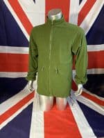 EX ARMY/MILITARY OLIVE GREEN FLEECE JACKET