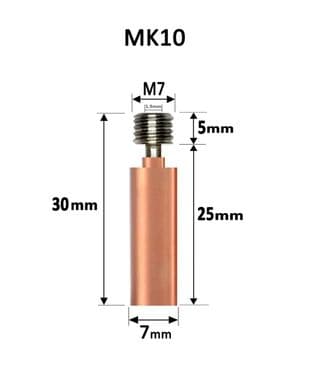 Bimetal Titanium Alloy Heat Break Mk10