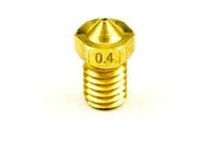 Brass Nozzle for Prusa i3 and other V6 hot ends 1.75mm x 0.40mm