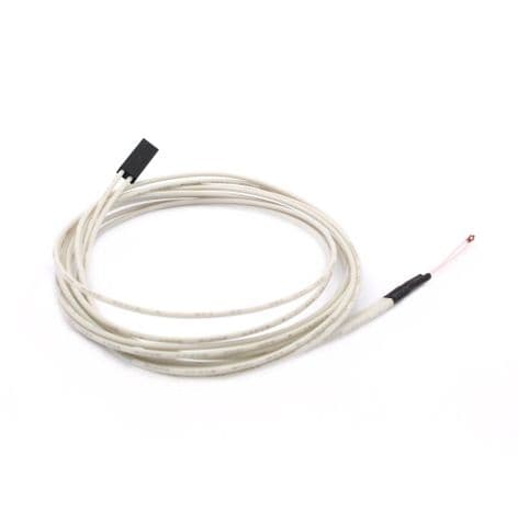 NTC Thermistor: 3950 100K with 1 m Wire and 2 Pin Header for 3D Printer Heatbed or Hotend