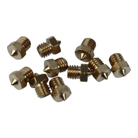 Short version V6 nozzle with 4mm*M6 thread 0.4mm for KPS3 3D Printer