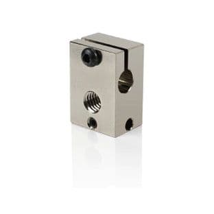 V6 PT100 Plated Copper-Alloy Heater Block