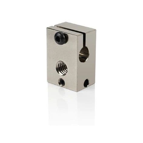 V6 PT100 Plated Copper-Alloy Heater Block