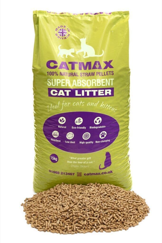Catmax Straw Cat Litter Pellets 15kg