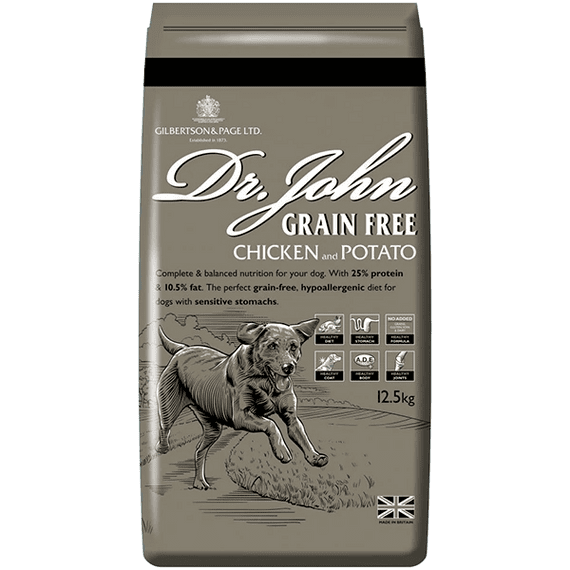 Grain and chicken top free dog food