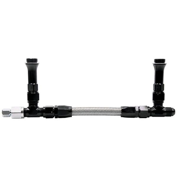 Allstar performance Fuel Line Kit 9-5/16in Std Holley Black