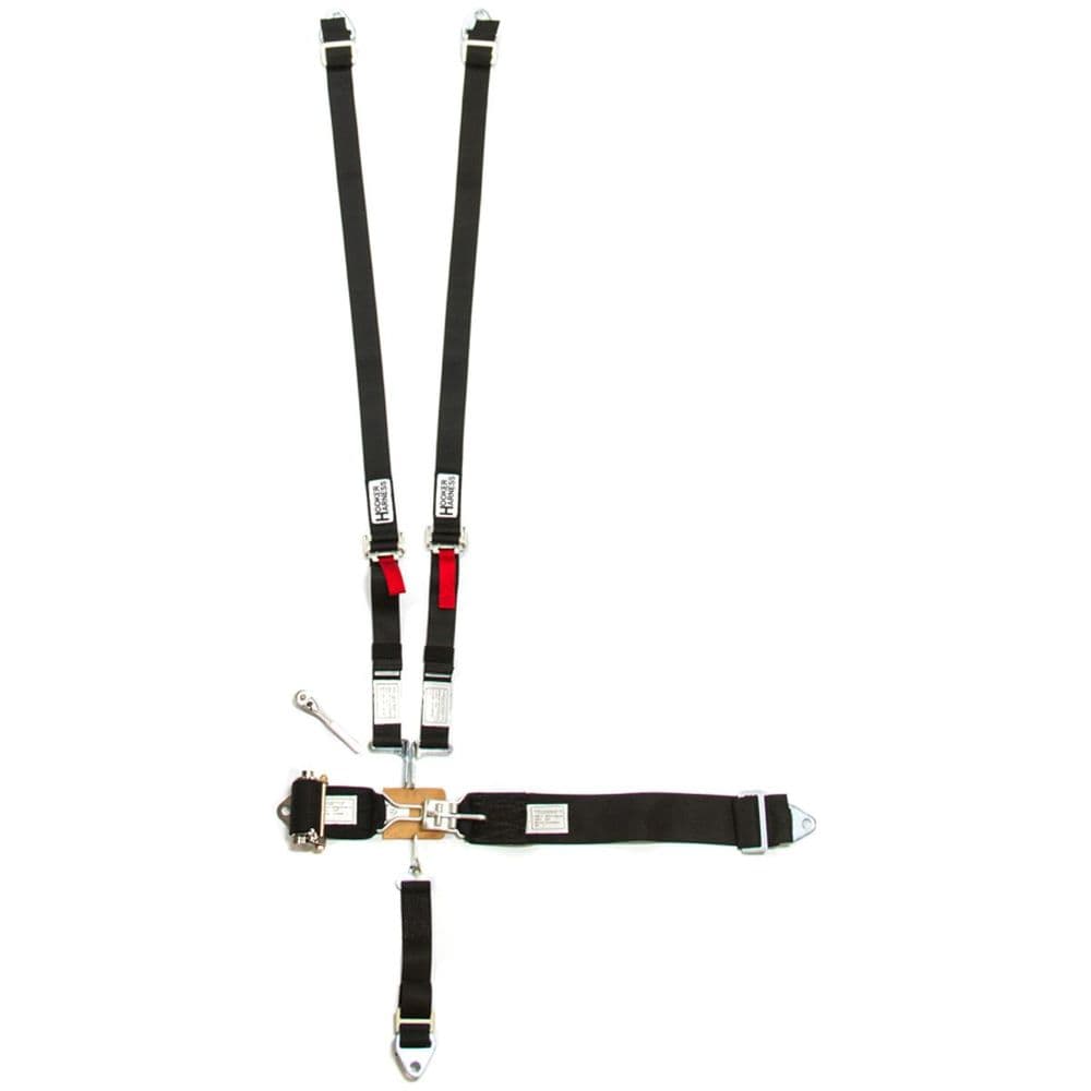 Hooker Harness - 5-PT Harness System Hans LL Ratchet Adj - Spedeworth ...