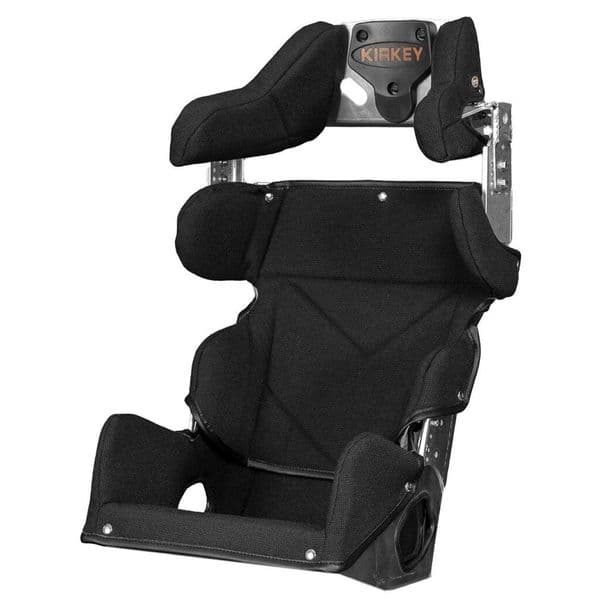 Kirkey Racing 35 Series Seat Kit - Child Adjustable Containment Seat with Black Cover