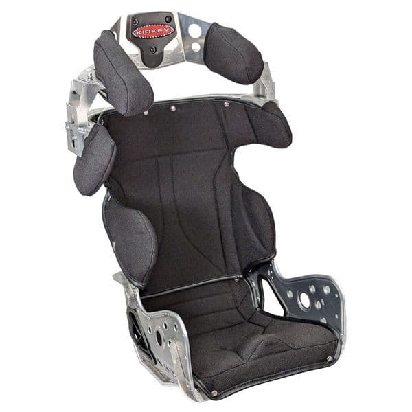 Kirkey Racing 86 Series Seat Kit - Aluminum 20° Layback Containment Seat with Black Cover