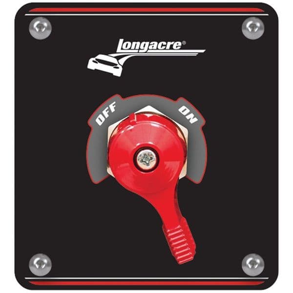 Longacre Battery Disconnect w/ Panel - 2 Terminal