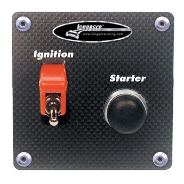 Longacre Carbon Fiber Flip -up Start / Ignition switch panel