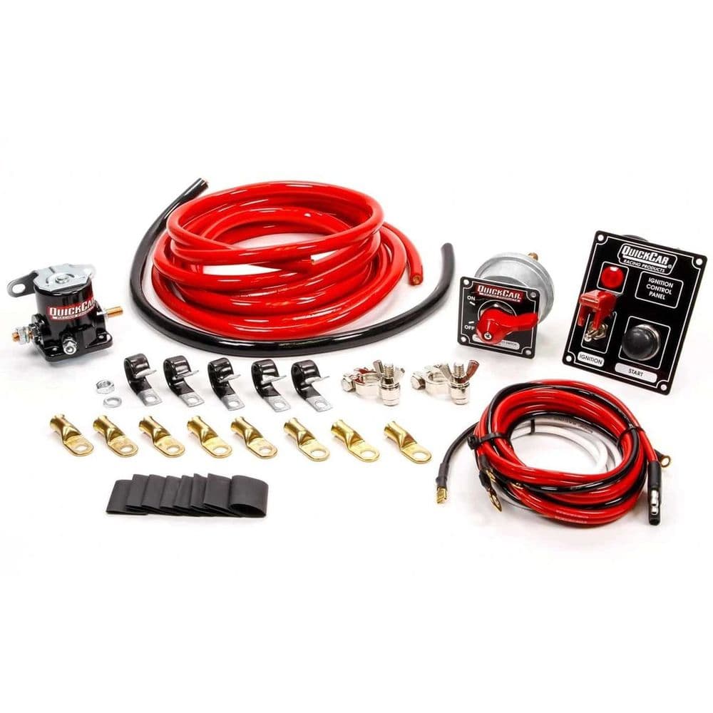 QuickCar 2 AWG Wiring Kit w/ 50853 Switch Panel Spedeworth Fabrications