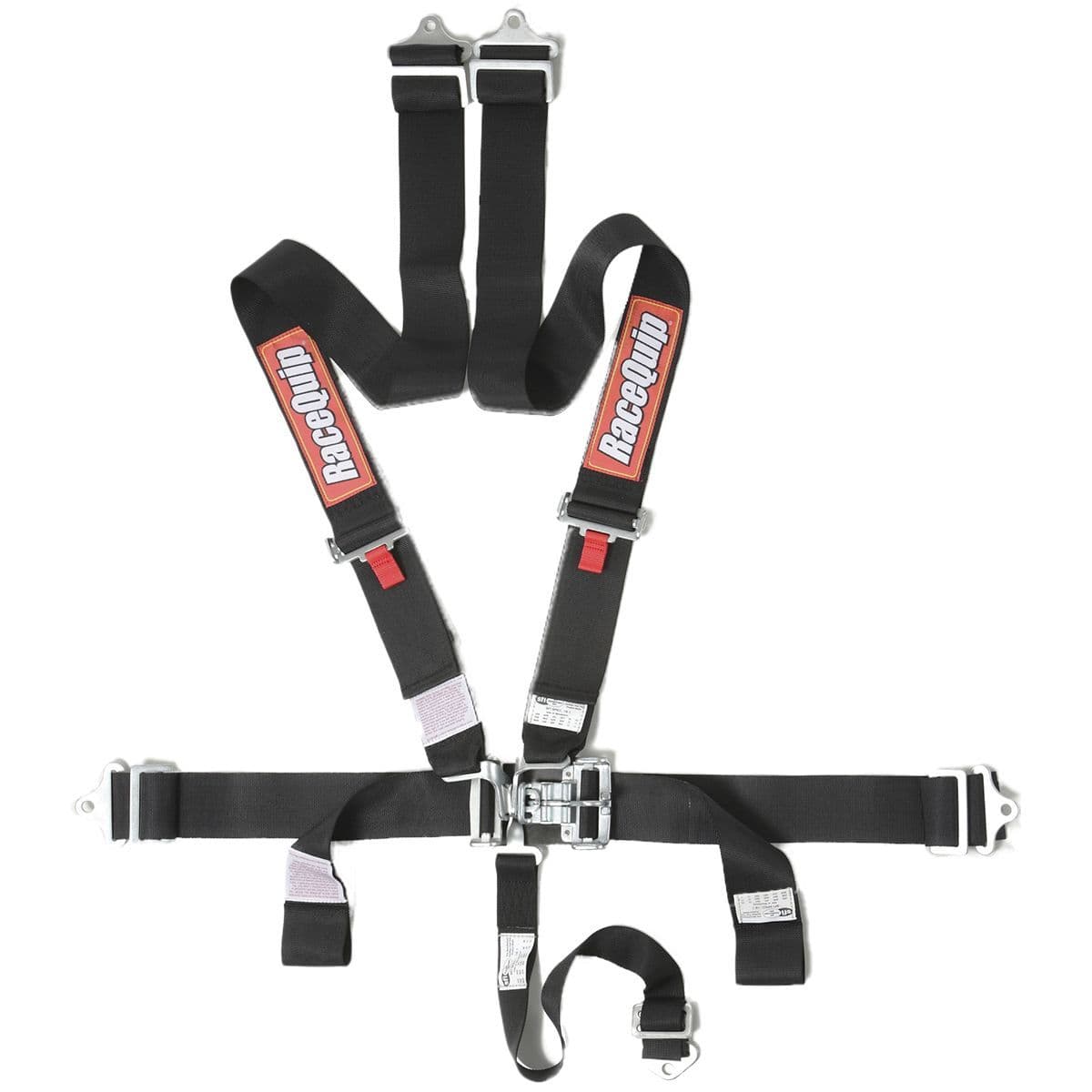 SFI 16.1 Certified 5-Point Racing Harness With V-Roll Bar Mount & 3" Latch & Link - Made In USA