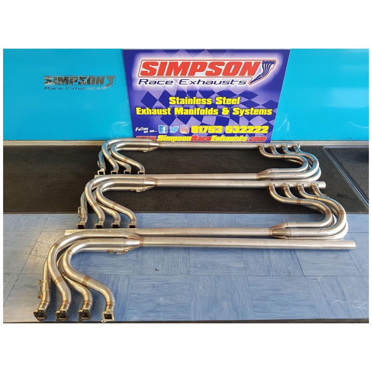 Simpson Pinto Exhaust Superstox/Brisca F2 - Spedeworth Fabrications