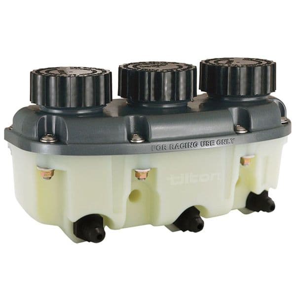 Tilton 3-Chamber Low Profile Plastic Reservoir
