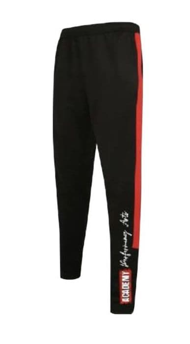 Academy Performing Arts  Black and Red TRACKSUIT BOTTOMS LV883