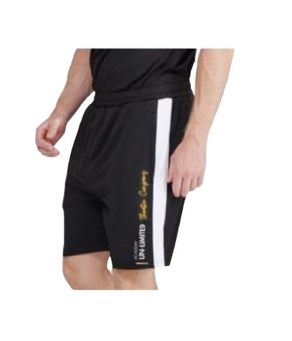 Academy Un-limited   Black and Red TRACKSUIT Shorts LV886
