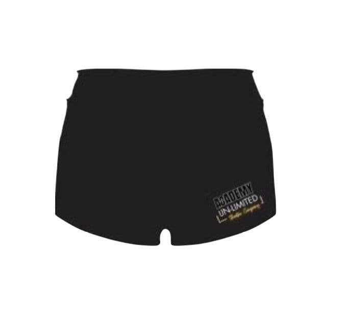 Academy Un-limited  Black Matt Nylon Hot Pants