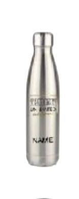 Academy Un-limited  SILVER Flask Water Bottle
