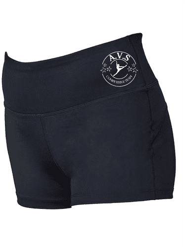 ALLSTARS COMP TEAM  Silky Dance High Waisted Dance Shorts
