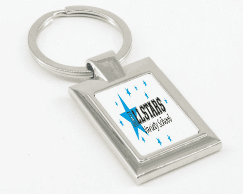 ALLSTARS SILVER KEYRING