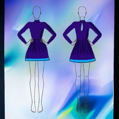 Alternative Leader and Mascot Pom Dress.