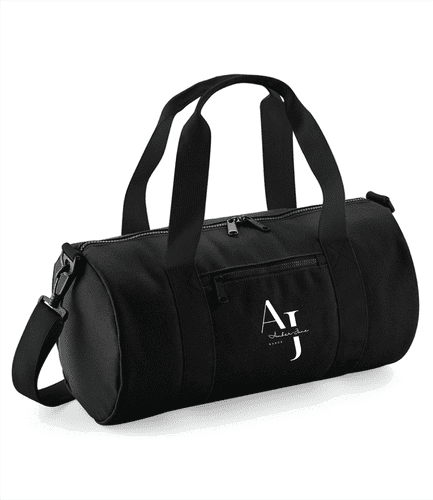 Amber Jane  BG140 Barrel Bag Blk/Blk