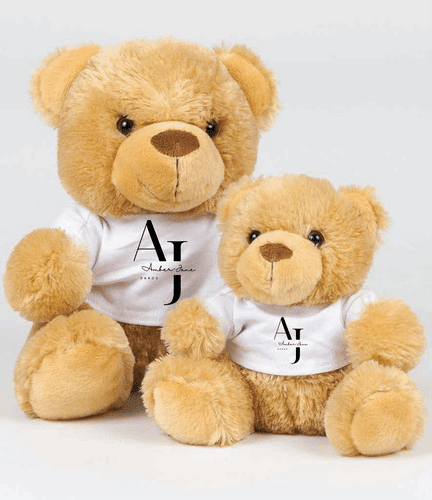 Amber Jane Teddy Bear with printed t. shirt