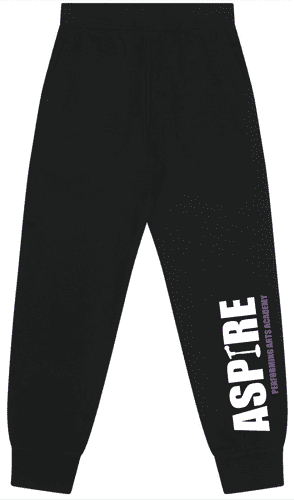 Aspire Performing Arts Academy Black Cuffed Joggers
