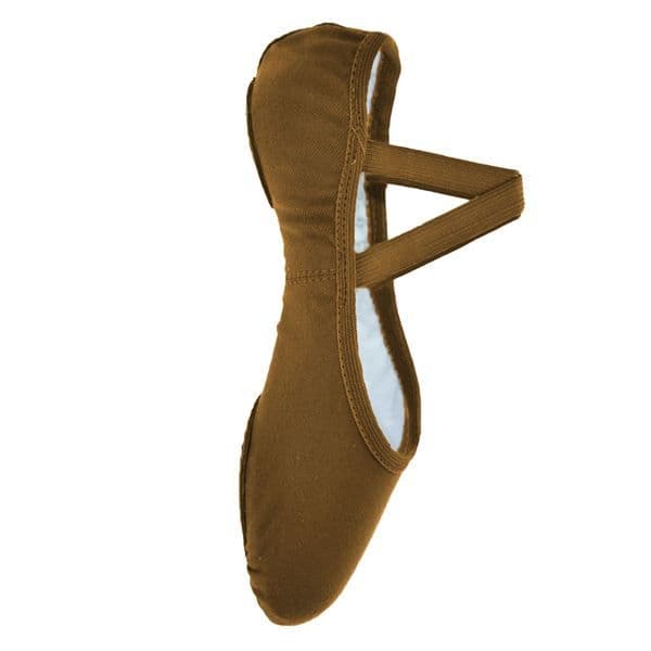 Bloch 284 Cocoa Performa stretch canvas split sole