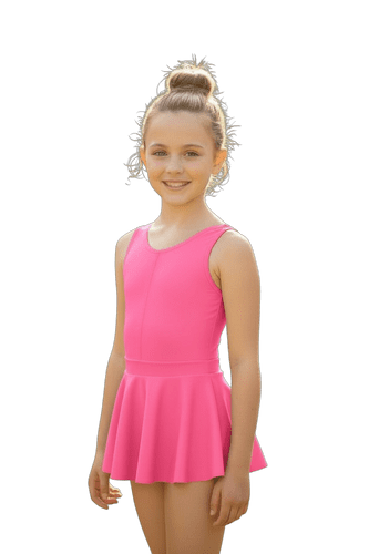 Dance By Design skirted leotard Matt nylon lycra